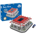 FC Inter Milan 3D Stadium Puzzle, side angle