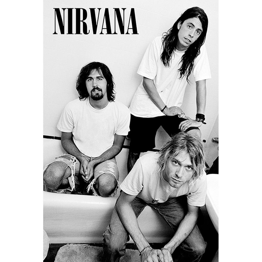 Nirvana Poster Bathroom