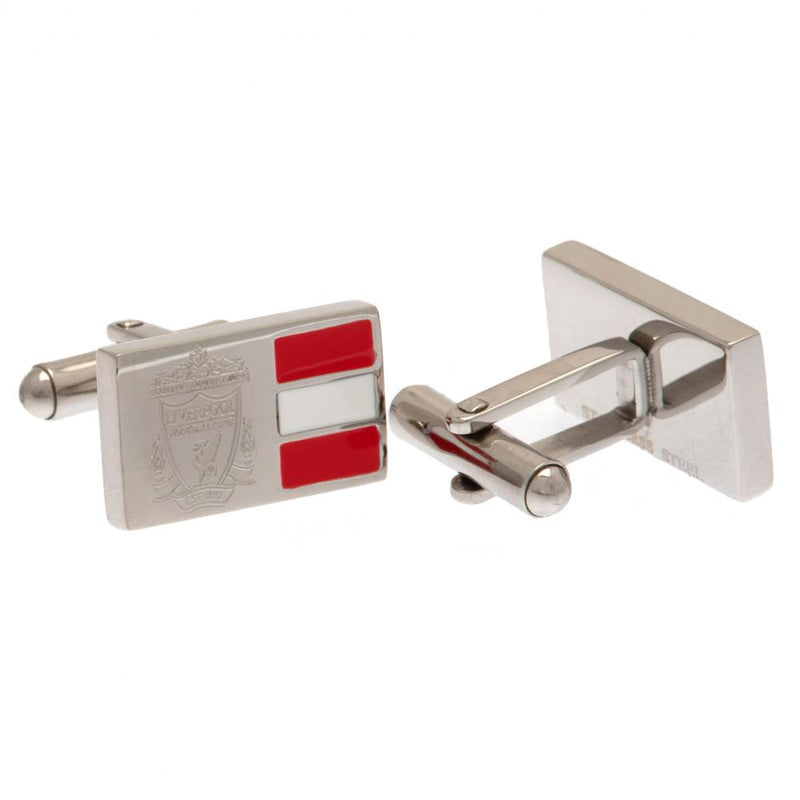 Liverpool FC Stainless Steel Stripe Cufflinks collectible from Infinity Collectibles 2026