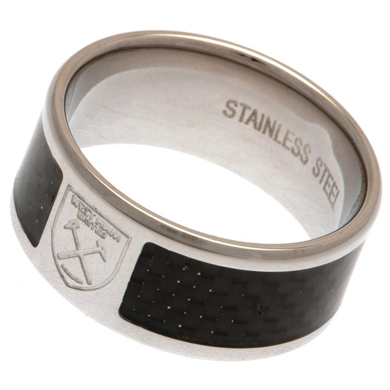 West Ham United FC Carbon Fibre Ring Small, alternate view