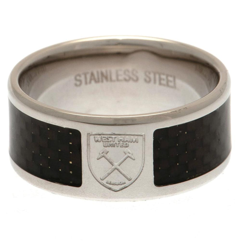 West Ham United FC Carbon Fibre Ring Small collectible from Infinity Collectibles 2026