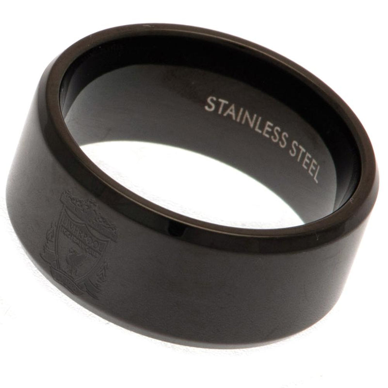 Liverpool FC Black IP Ring Medium, alternate view