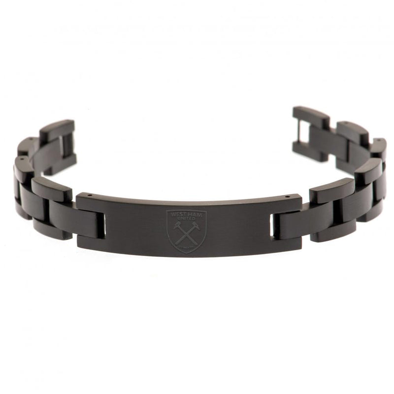 West Ham United FC Black IP Bracelet, alternate view