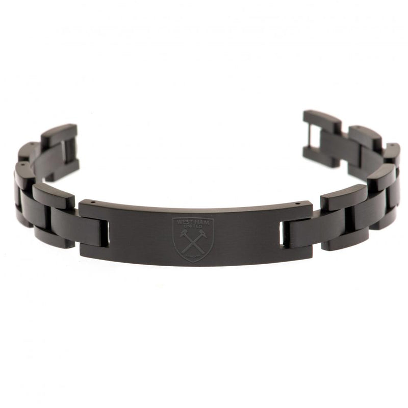 West Ham United FC Black IP Bracelet, alternate view