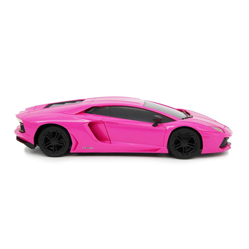 Lamborghini Aventador Radio Controlled Car 1:24 Scale Pink, rear view