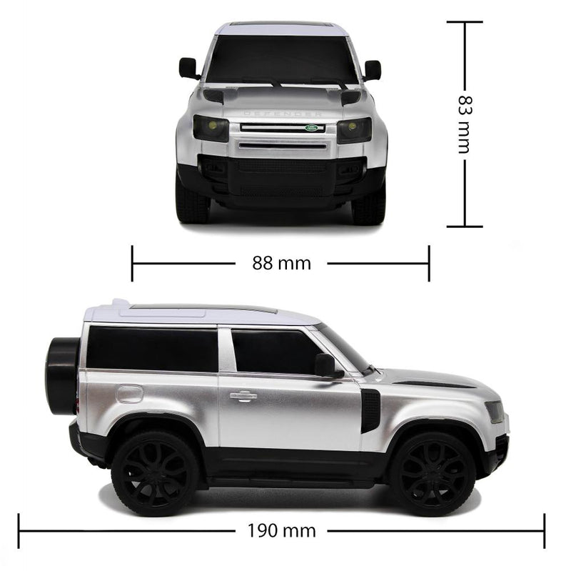 Land Rover Defender Radio Controlled Car 1:24 Scale, packaging shot