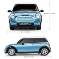 Mini Cooper S Radio Controlled Car 1:24 Scale Blue, close-up detail