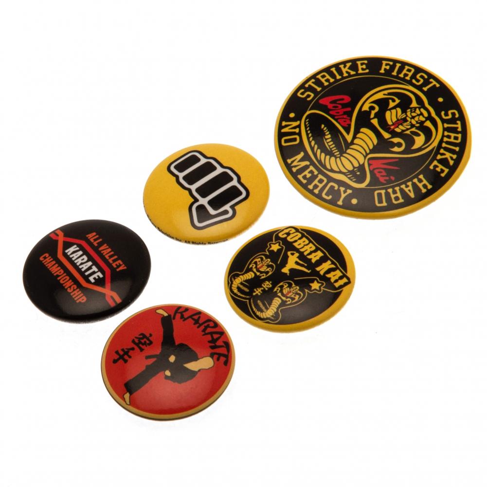 Cobra Kai Button Badge Set