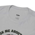 'Ask Me About My Record Collection' Men's T-Shirt, rear view