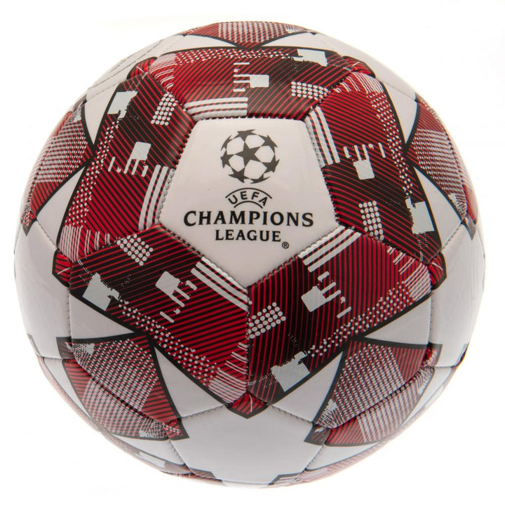 Official UEFA Champions League Star Red Football
