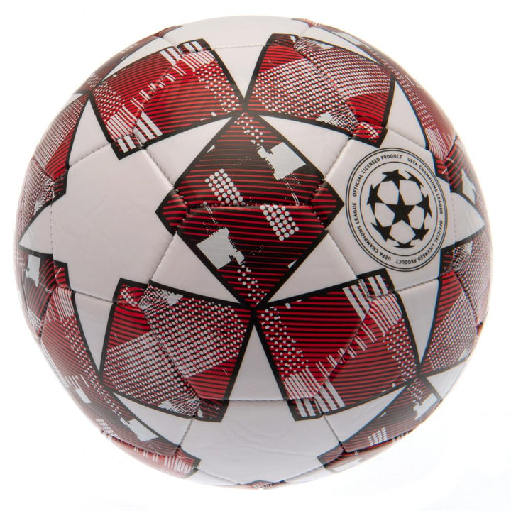 Official UEFA Champions League Star Red Football