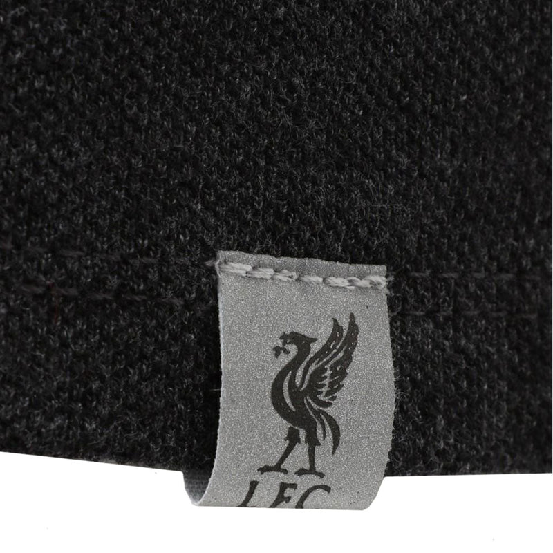 Liverpool FC Neon Panel Polo Mens Charcoal Small, side angle