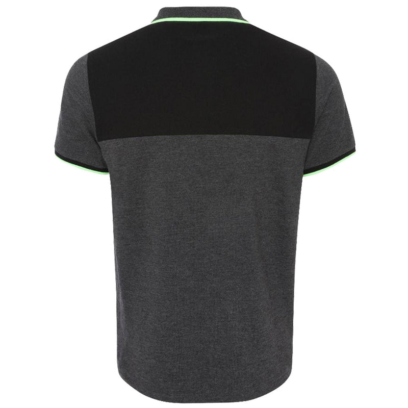 Liverpool FC Neon Panel Polo Mens Charcoal Small, rear view