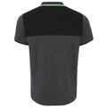 Liverpool FC Neon Panel Polo Mens Charcoal Small, rear view
