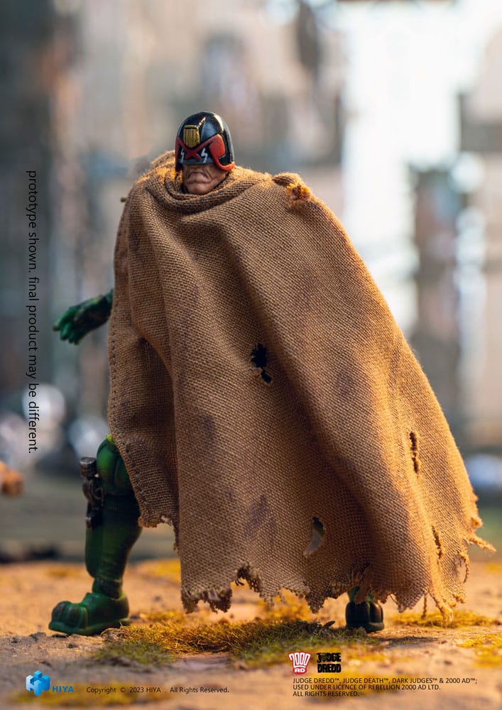 2000 AD Exquisite Mini Action Figure 1/18 Scale Judge Dredd Cursed Earth Judge Dredd - Infinity Collectables  - #tag1#