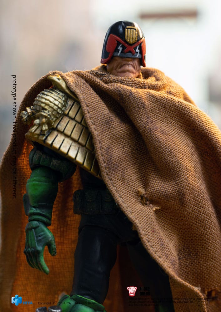 2000 AD Exquisite Mini Action Figure 1/18 Scale Judge Dredd Cursed Earth Judge Dredd - Infinity Collectables  - #tag1#