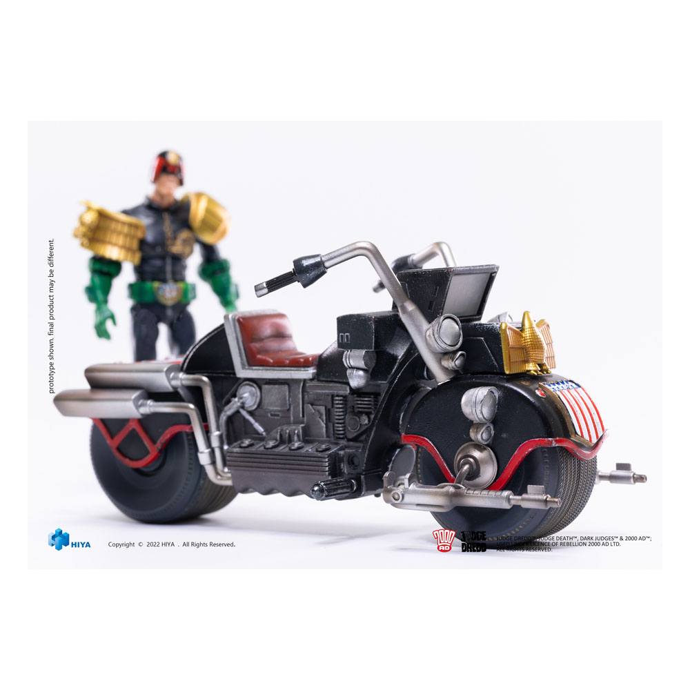 2000 AD Exquisite Mini Action Figure 1/18 Scale Judge Dredd & Lawmaster MK 2 Set - Infinity Collectables  - #tag1#
