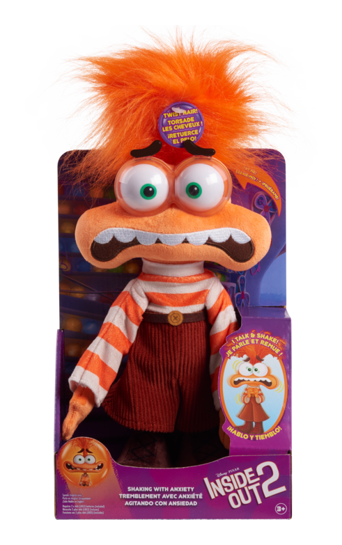 Disney Inside Out 2 Feature Plush Anxiety