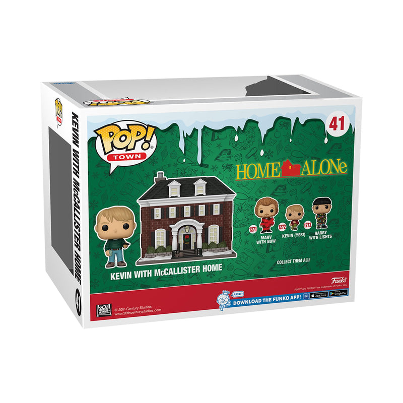 Home Alone - Kevin w/ Home Funko Pop! Town Vinyl Figure, display view
