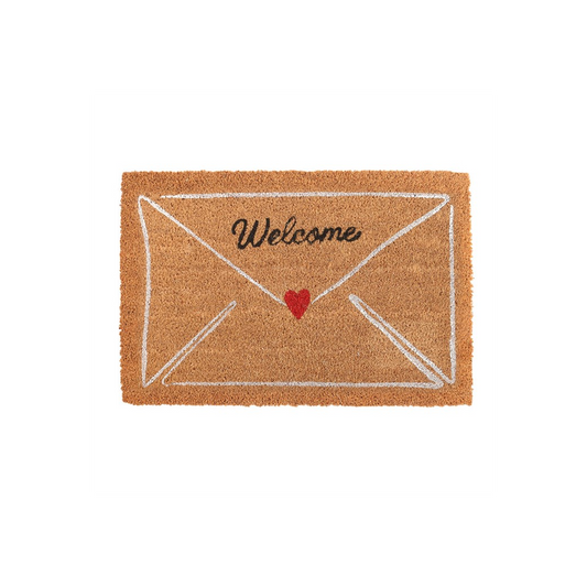 Natural Love Letter Valentine's Day Doormat, alternate view