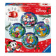 Disney Christmas Baubles 3D Puzzle, 4x54pc
