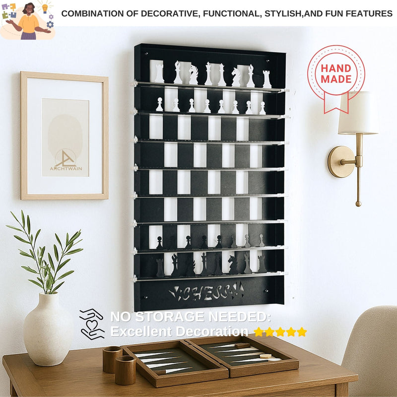 Chess Wall Game, side angle