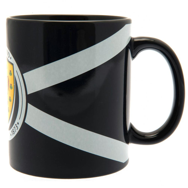 Scottish FA Crest Mug, side angle
