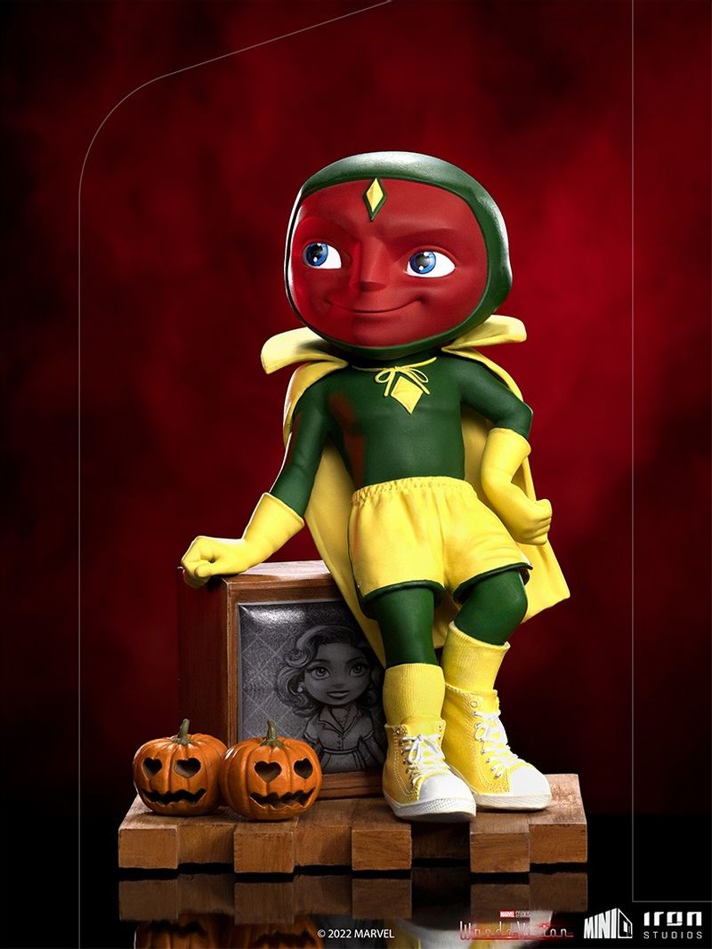 Iron Studios Marvel Avengers WandaVision Vision Halloween Version MiniCo Figure