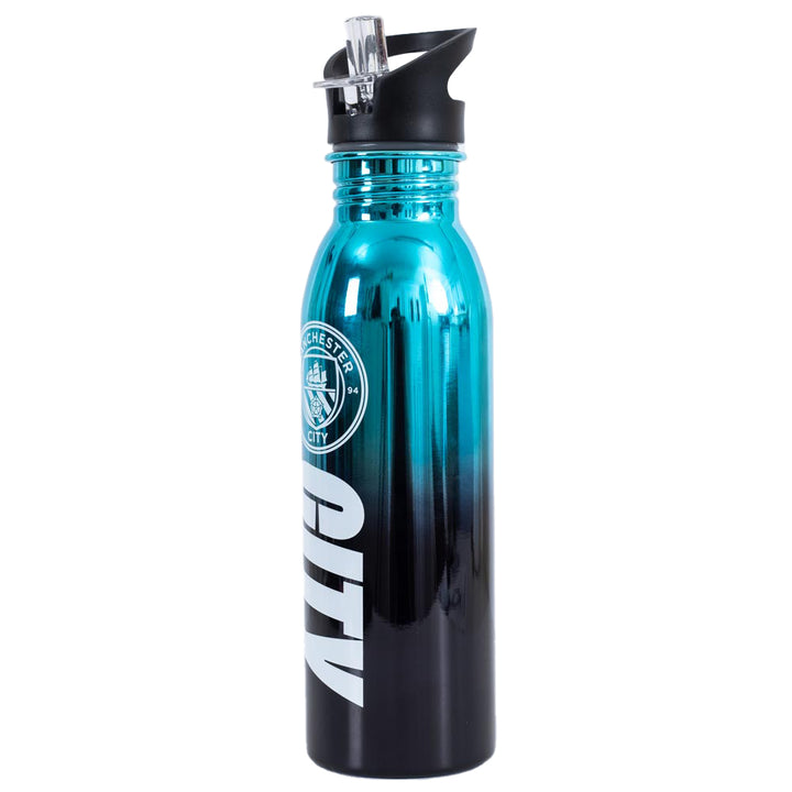 Manchester City FC Metallic Drinks Bottle