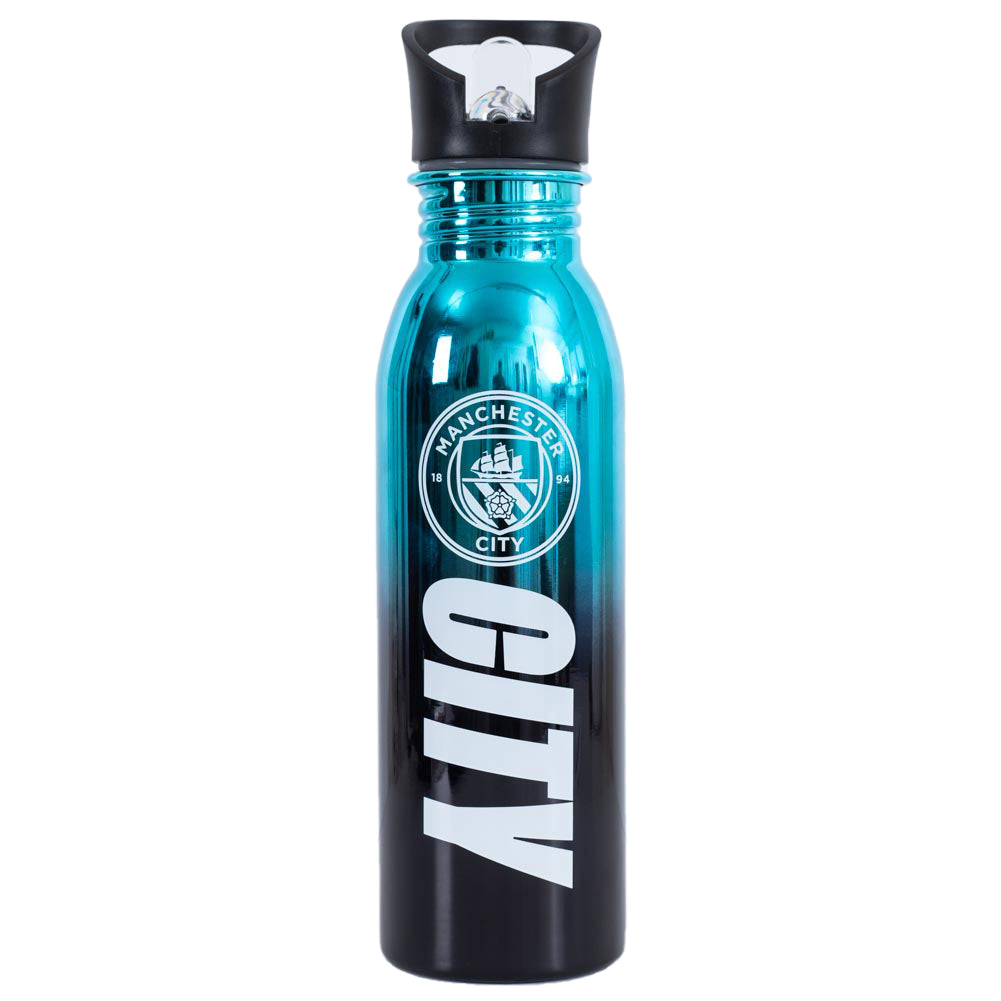 Manchester City FC Metallic Drinks Bottle