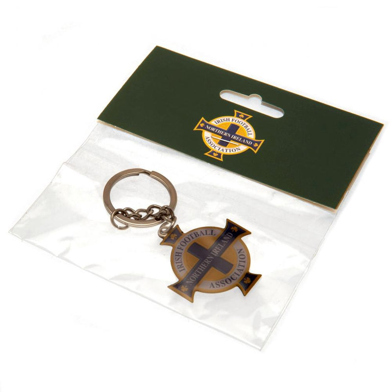 Northern Ireland Crest Keyring, side angle