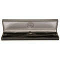 Celtic FC Black IP Leather Bracelet, side angle