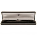 Liverpool FC Black IP Leather Bracelet, side angle