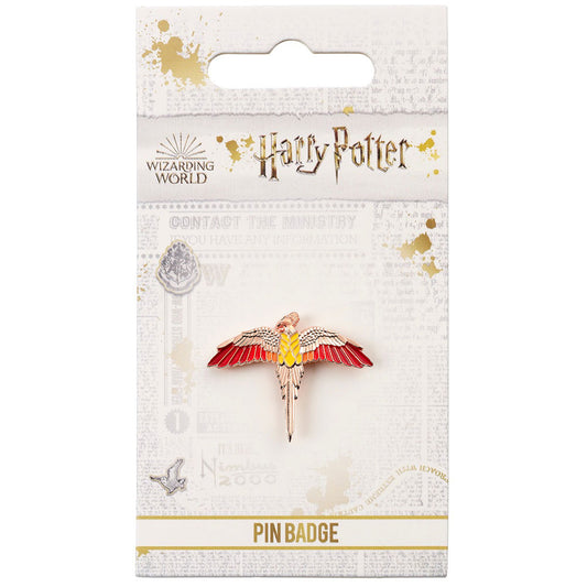 Harry Potter Fawkes Pin Badge, alternate view