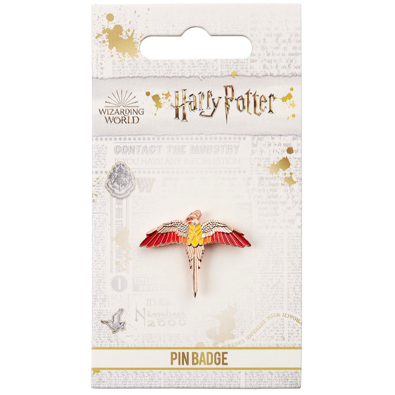 Harry Potter Fawkes Pin Badge, alternate view