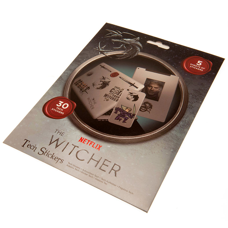 The Witcher Tech Stickers, close-up detail