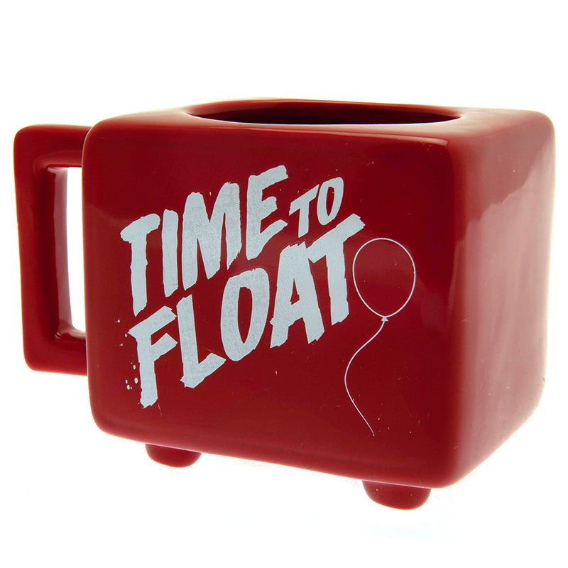 IT Retro TV Heat Changing 3D Mug, side angle