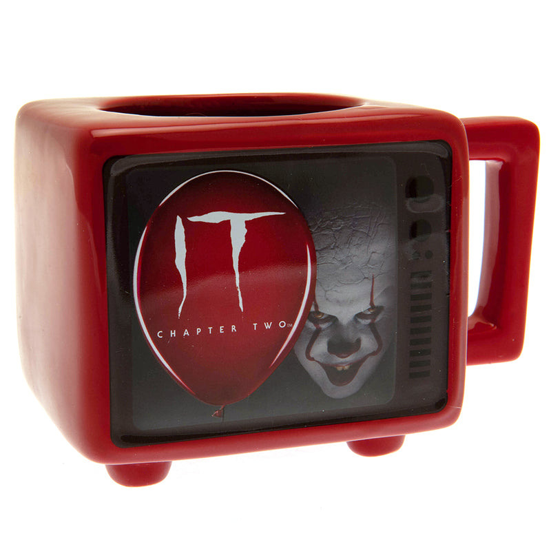 IT Retro TV Heat Changing 3D Mug, close-up detail