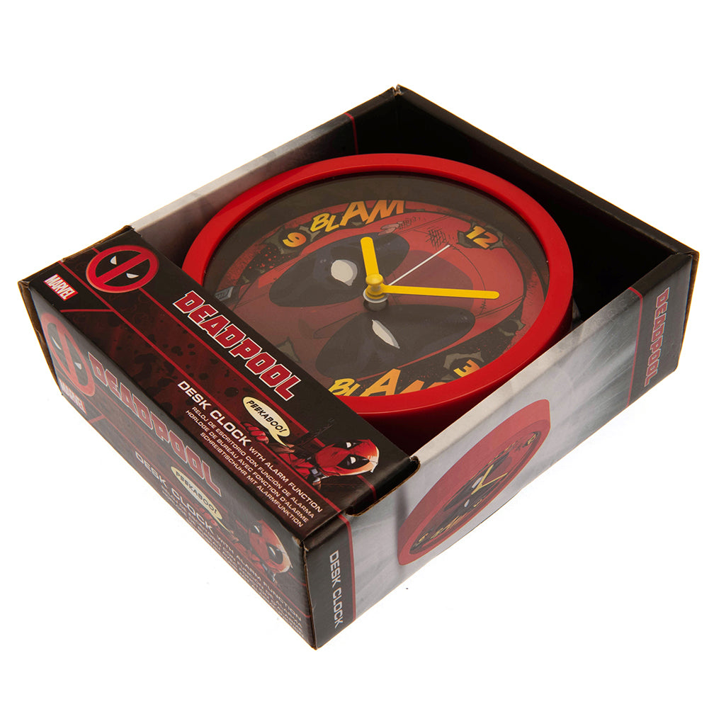 Deadpool Desktop Clock