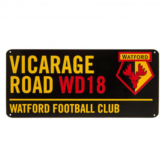 Watford FC Colour Street Sign collectible from Infinity Collectibles 2026