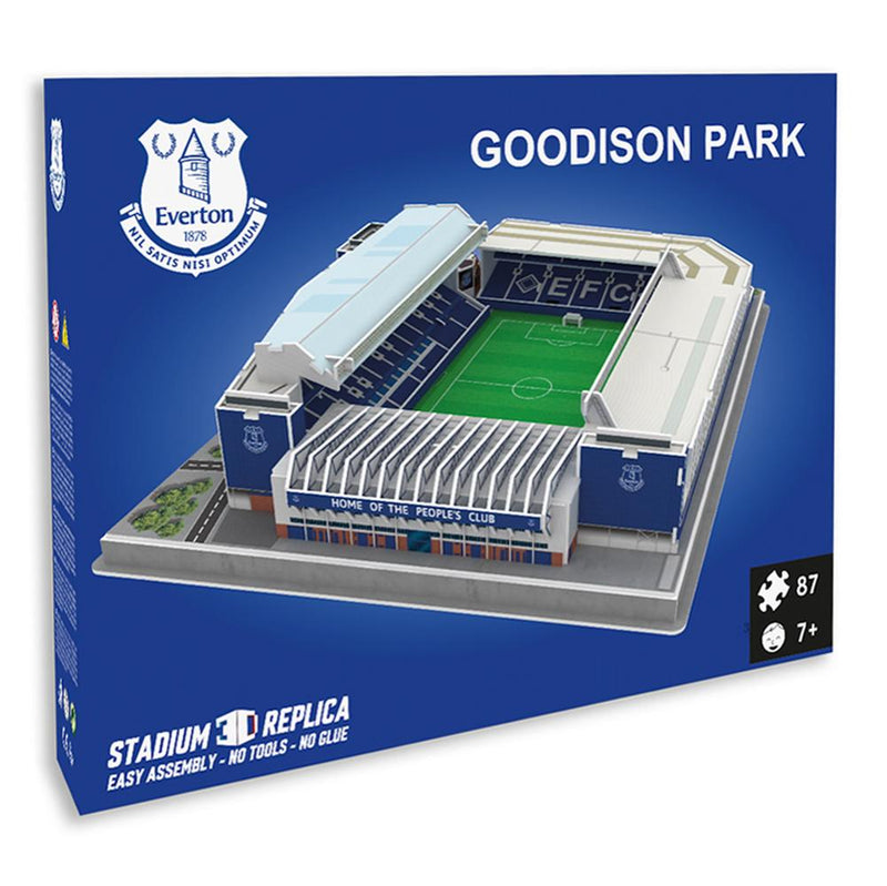 Everton FC 3D Stadium Puzzle, side angle