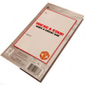 Manchester United FC Son Birthday Card, close-up detail