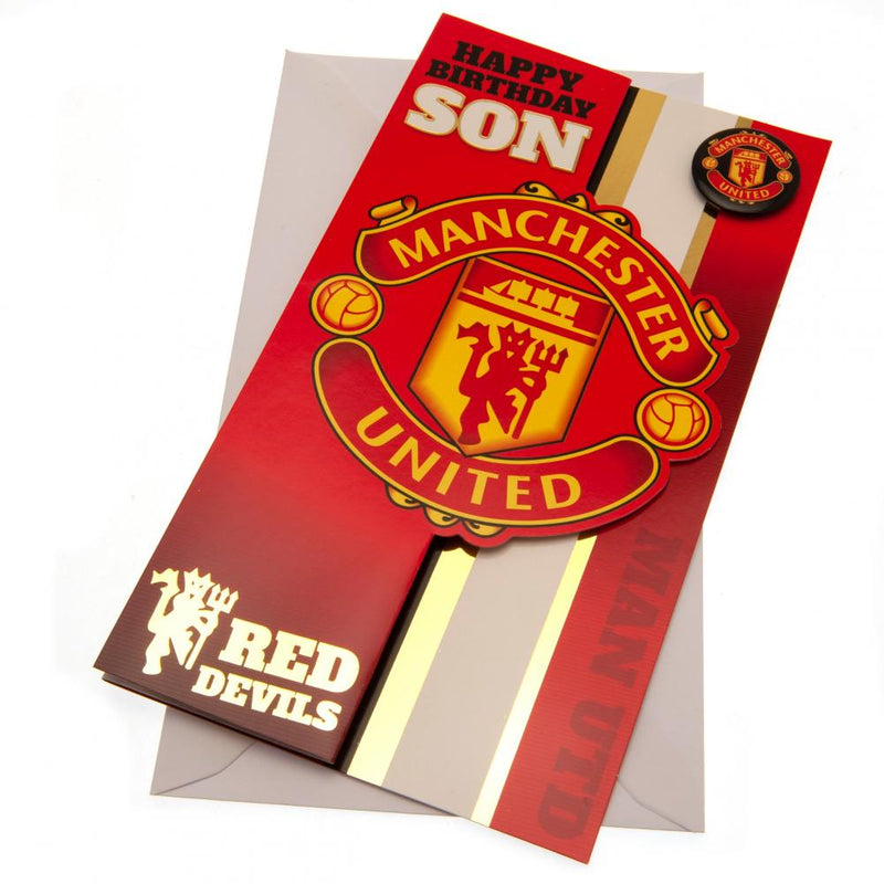 Manchester United FC Son Birthday Card collectible from Infinity Collectibles 2026