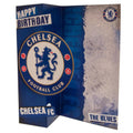 Chelsea FC The Blues Birthday Card, side angle