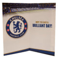 Chelsea FC Brother Birthday Card, side angle