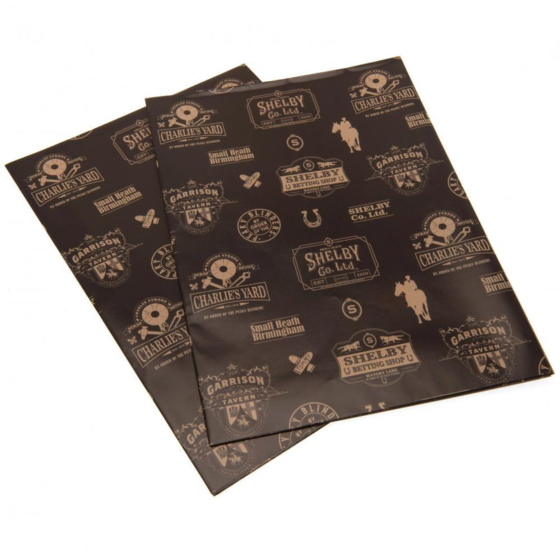 Peaky Blinders Gift Wrap, side angle