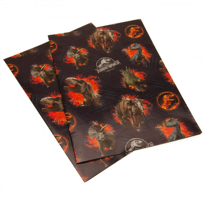 Jurassic World Gift Wrap, side angle
