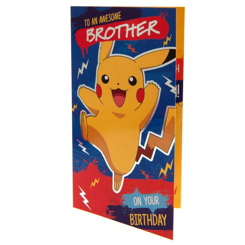 Pokemon Birthday Card Brother, alternate view