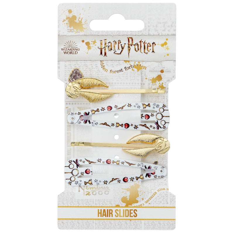 Harry Potter Hair Clips Golden Snitch, alternate view