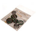 Harry Potter Button Badge Set Slytherin, side angle